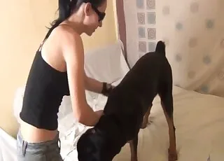 Hardcore doggy clip with awesome zoophilic action